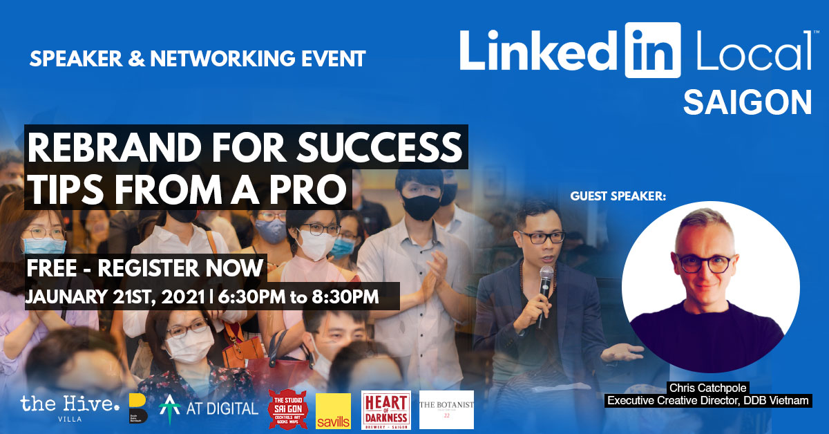 LinkedIn Local Saigon #2 Event Rebranding for Success